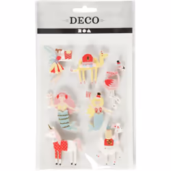 Creativ Company 27695 autocollant décoratif Papier Couleurs assorties 7 pièce(s)