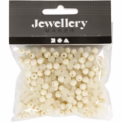 Creativ Company 69588 perle Perle ronde Plastique Crème 150 pièce(s)