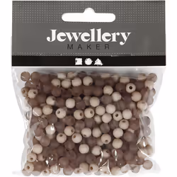 Creativ Company 69596 perle Perle ronde Plastique Gris 150 pièce(s)