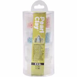 Creativ Company 78725 perle Perle ronde Plastique Bleu, Rose, Blanc