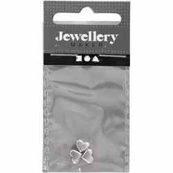 Creativ Company 69091 perle Perle en forme de cœur Métal Argent 3 pièce(s)