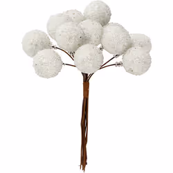 Creativ Company 504413, Blanc, Polymousse, Noël, 12 pièce(s), 15 mm