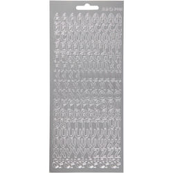 Creativ Company 170225 autocollant décoratif Argent