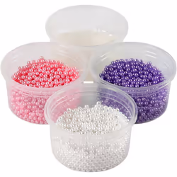 Creativ Company 78715, Gel de décoration, Rose, Violet, Blanc, Adultes et enfants, Pot en plastique, 3 couleurs, Entraînement ...