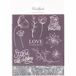 Creativ Company 25335, Métallique, 4 feuilles, 150 mm, 150 mm