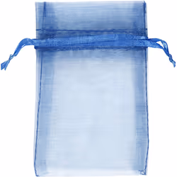 Creativ Company 4743904, Sac emballage cadeau, Bleu, Monochromatique, 70 mm, 100 mm, 1 pièce(s)