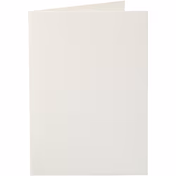 Creativ Company 216022, Carte de vœux classique, Crème, 105 mm, 150 mm, 220 g, 10 pièce(s)