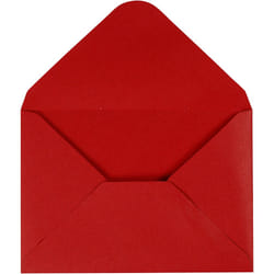 Creativ Company 217013 enveloppe C6 (114 x 162 mm) Rouge 10 pièce(s)