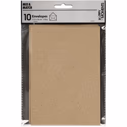 Creativ Company 217016 enveloppe C6 (114 x 162 mm) Beige 10 pièce(s)