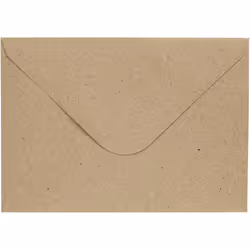 Creativ Company 217016 enveloppe C6 (114 x 162 mm) Beige 10 pièce(s)