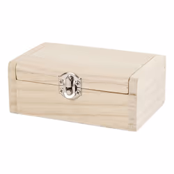 Creativ Company 57956 coffret à bijoux, pochette et boîte de rangement Boîte à bijoux Bois