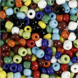 Creativ Company 696703 perle Perle ronde Verre Couleurs assorties