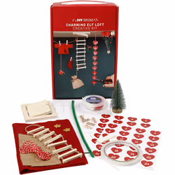 Creativ Company 97072, Сhildren's art/craft kit supply, Multicolore, Boîte, Porte du loft, échelle de corde, sapin de Noël, p ...