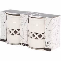 Creativ Company 555190 vase Vase rond Porcelaine Blanc