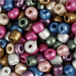 Creativ Company 691201, Verre, Couleurs assorties, Perle ronde