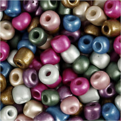 Creativ Company 691201 perle Perle ronde Verre Couleurs assorties