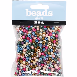 Creativ Company 691201 perle Perle ronde Verre Couleurs assorties