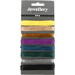 Creativ Company 609980 scotch adhésif décoratif 5 m Noir, Or, Vert, Violet, Argent, Jaune