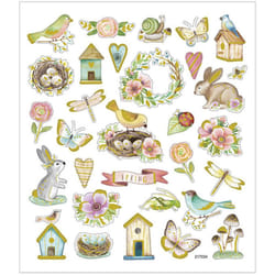 Creativ Company 29066 autocollant décoratif Feuille, Papier Multicolore 34 pièce(s)