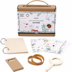 Creativ Company Nature Explorer Suitcase, Biologie, Blanc, Bois