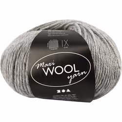 Creativ Company 447418, Gris, Polyacrylique/Laine, 125 m, 30 °C, 100 g