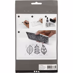 Creativ Company 275710 bloc de tampons Gris Caoutchouc 1 pièce(s)
