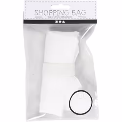 Creativ Company 474372 Sac de commission Blanc Pochette
