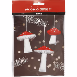 Creativ Company Mini kit créatif, h: 6,5+8+10 cm, , 3pièces