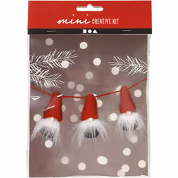 Creativ Company Mini kit créatif, h: 6 cm, , 3pièces