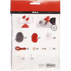 Creativ Company Mini kit créatif, h: 6 cm, , 3pièces