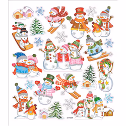 Creativ Company Autocollants, Papier, Multicolore, Motif de Noël, Noël, Garçon/Fille, 150 mm
