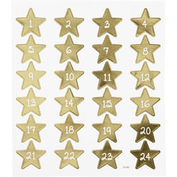 Creativ Company 291871 autocollant décoratif Or 24 pièce(s)