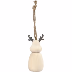 Creativ Company 58059, Boules de décoration de noël, Bois, Beige, 1 pièce(s), 30 mm, 70 mm