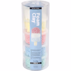 Creativ Company 780940 composant pour poterie et modelage Pâte à modeler 125 g Couleurs assorties 5 pièce(s)