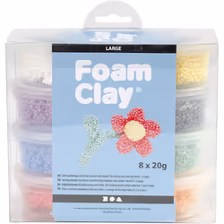 Creativ Company 780950 composant pour poterie et modelage Pâte à modeler 160 g Couleurs assorties 8 pièce(s)