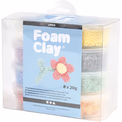 Creativ Company 780950 composant pour poterie et modelage Pâte à modeler 160 g Couleurs assorties 8 pièce(s)
