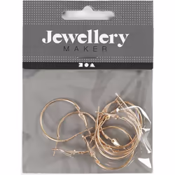 Creativ Company 61067 pièce de bijouterie Crochet de boucle d’oreilles Or 2,5 cm 8 pièce(s)
