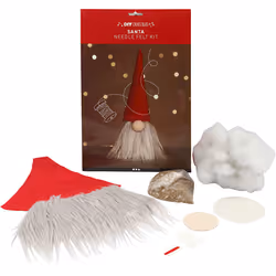 Creativ Company Père Noël Nain scandinave, h: 30 cm, , 1Pq., Décoration de noël traditionnelle, Plastique, Polyétheréthercéto ...