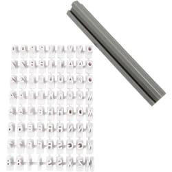 Creativ Company 78286 bloc de tampons Blanc Caoutchouc 85 pièce(s)