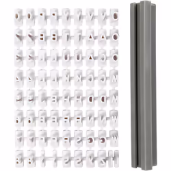 Creativ Company 78286 bloc de tampons Blanc Caoutchouc 85 pièce(s)