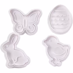 Creativ Company 782872 moule pour cookies Blanc