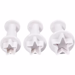 Creativ Company 782877, Blanc, 2,1 cm, 2,3 cm, 2,6 cm, 3 pièce(s)