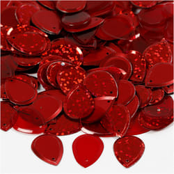 Creativ Company 522040 strass et sequin Sequins Rouge 1,9 cm