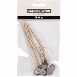 Creativ Company 73383 mèche pour fabrication de bougies Blanc 110 mm 10 pièce(s)