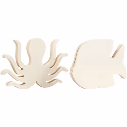 Creativ Company 57976, Blanc, Contre-plaqué, 2 pièce(s), 160 mm, 12 mm, 110 mm