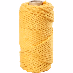 Creativ Company 414752, Couture à la main, Jaune, Coton, 55 m, 4 mm, 330 g