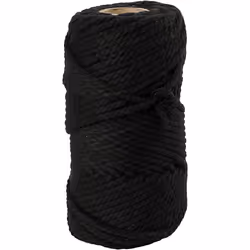 Creativ Company 414755, Couture à la main, Noir, Coton, 55 m, 4 mm, 330 g