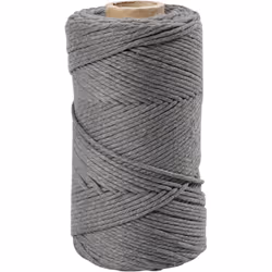Creativ Company 414764, Couture à la main, Gris, Coton, 198 m, 2 mm, 330 g