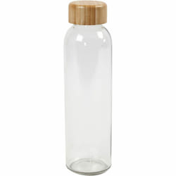 Creativ Company 558770 gourde Utilisation quotidienne 500 ml Verre Transparent, Bois