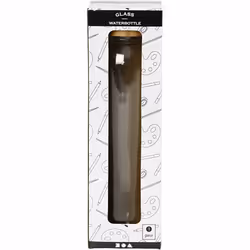 Creativ Company 558770 gourde Utilisation quotidienne 500 ml Verre Transparent, Bois